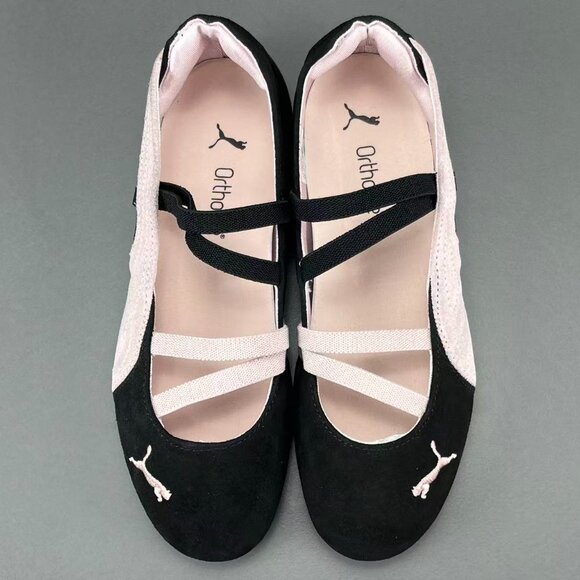 PUMA speedcat Suede Black & Pink Ballet - Picture 2 of 9